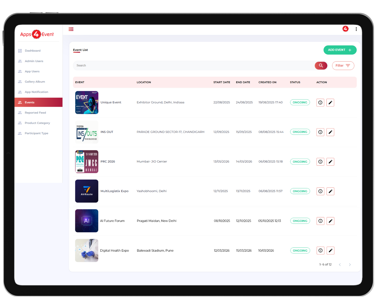 electrovese on demand apps